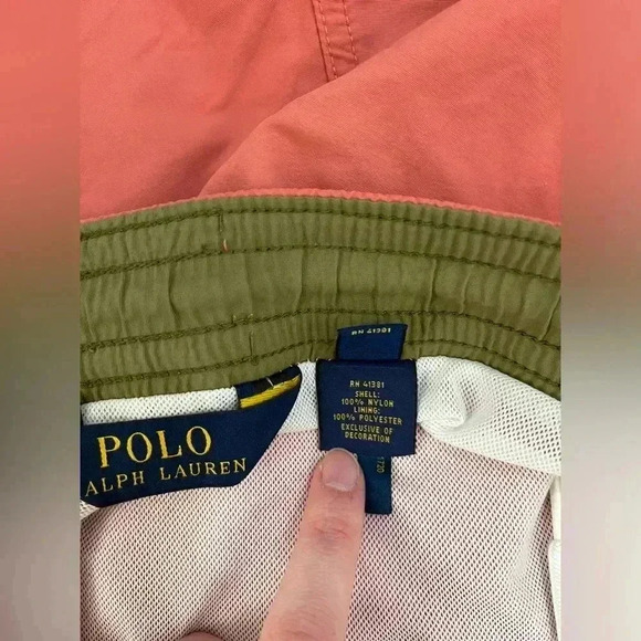 Polo ralph lauren like new coral peach swim shorts /‎ swim trunks - Picture 6 of 11